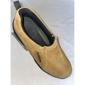 Roper Hiking Shoes Mens Size 13 M Tan Suede Leather Grip Sole Slip On